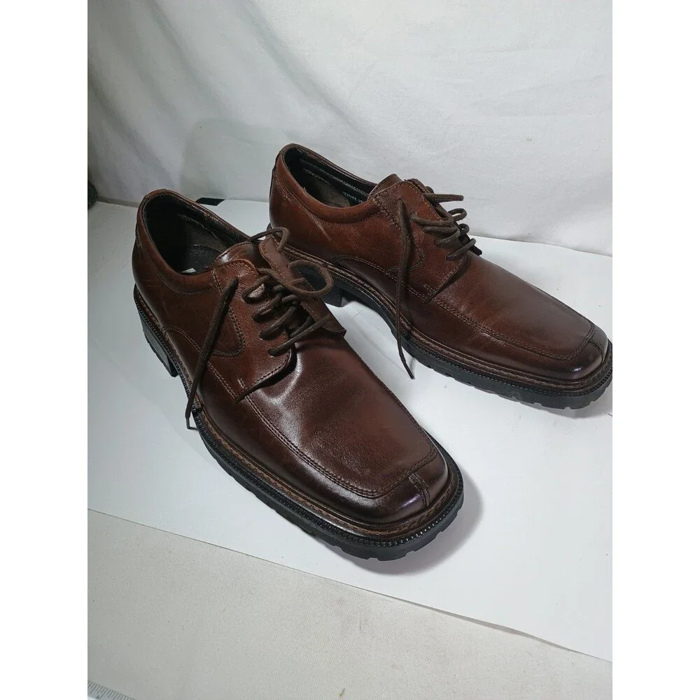 Alfani Made in Italy Men Size 12 M Brown Leather Man Made Sole